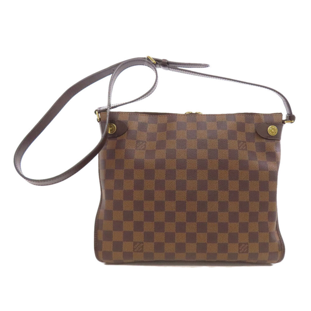 Louis Vuitton Bag Canvas Damier Duomo Shoulder Brown
